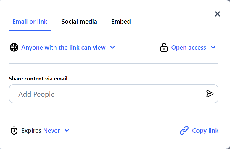 File Sharing with Zight