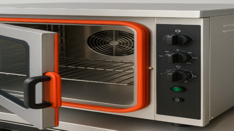Silicone seal in oven