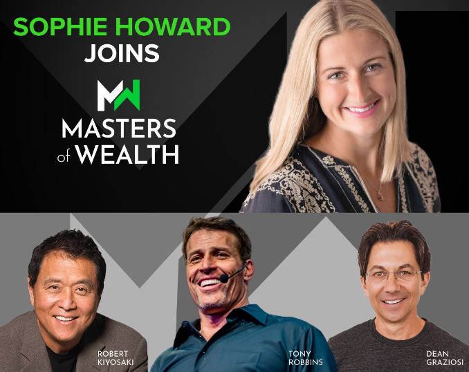 Sophie Howard took part in a "Masters of Wealth" event in 2020