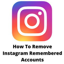 delete remembered accounts