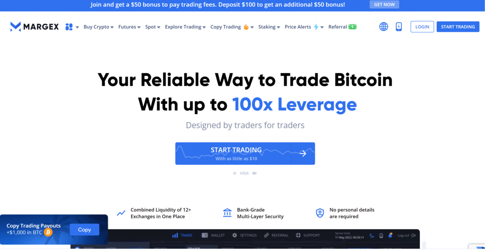Margex: منصة تداول تقدم تسجيلًا سهلًا بدون KYC
