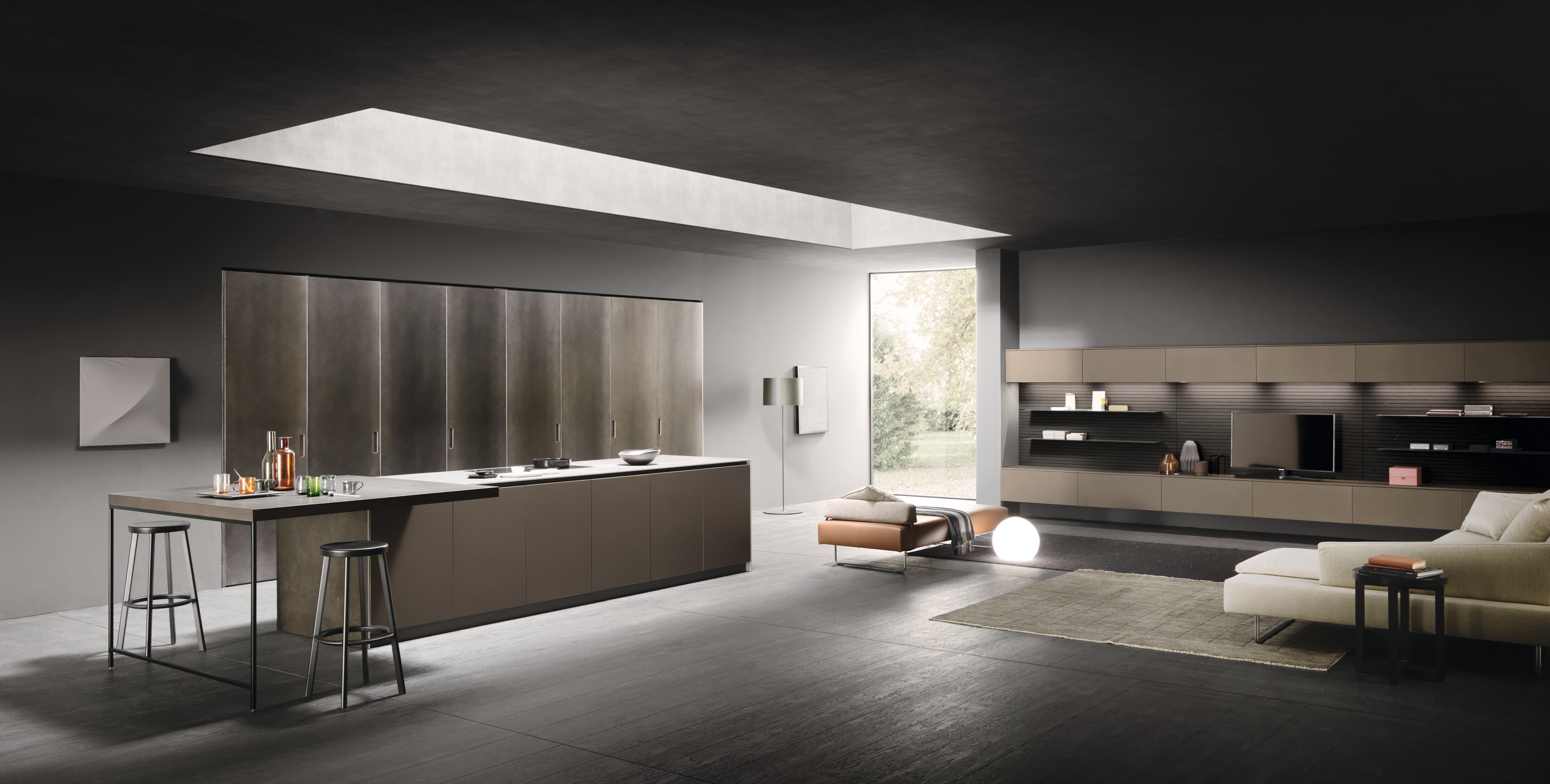 High-end kitchen appliances in a modern design - Pedini Miami
