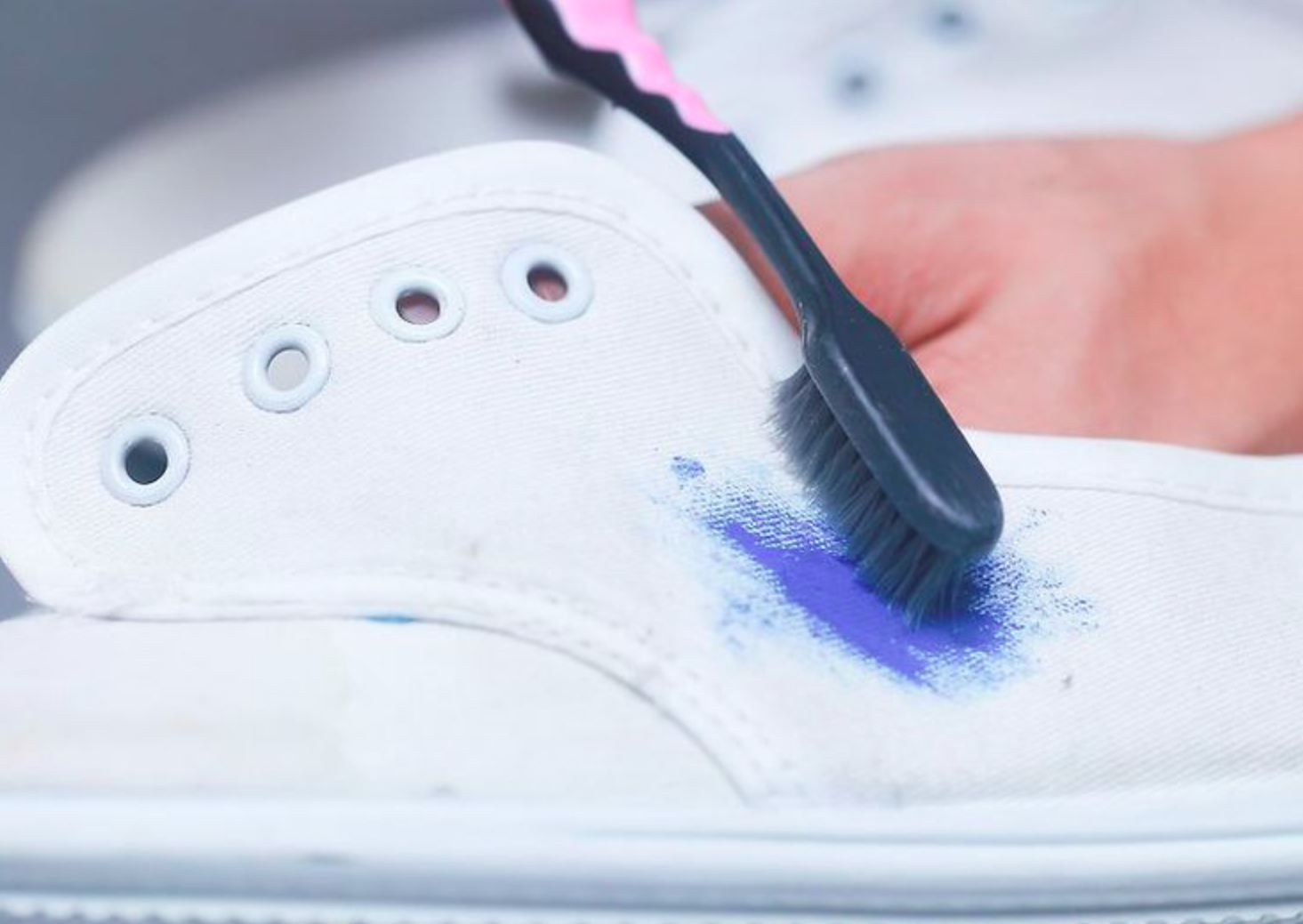 How to Remove Paint from Fabric or Canvas Shoes