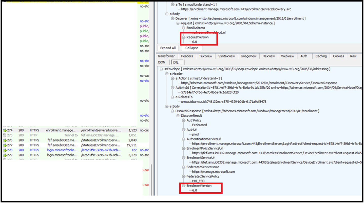with the latest windows build, enrollment version 6.0 is now live