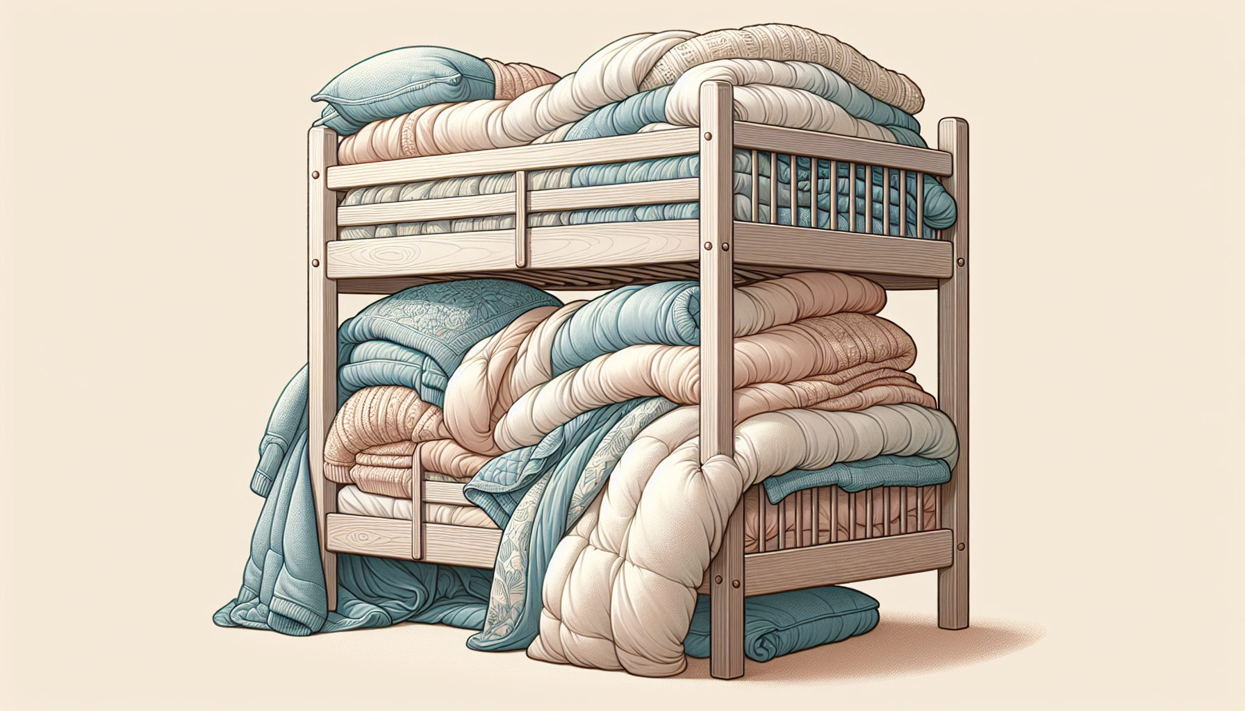 Cozy blankets and comforters for bunk beds