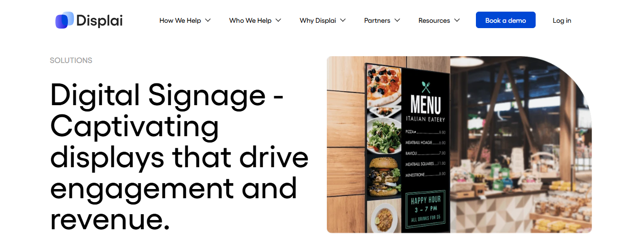 8 Best Digital Signage for Advertisers 9 displai ideal for data driven ad displays