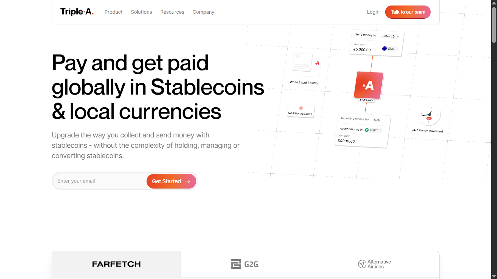 TripleA — Best for Fiat Conversion