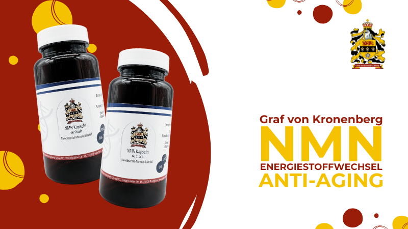 Das Nicotinamid-Mononukleotid (NMN) Produkt von GvK, ergänzt um Vitamin B6 und B12
