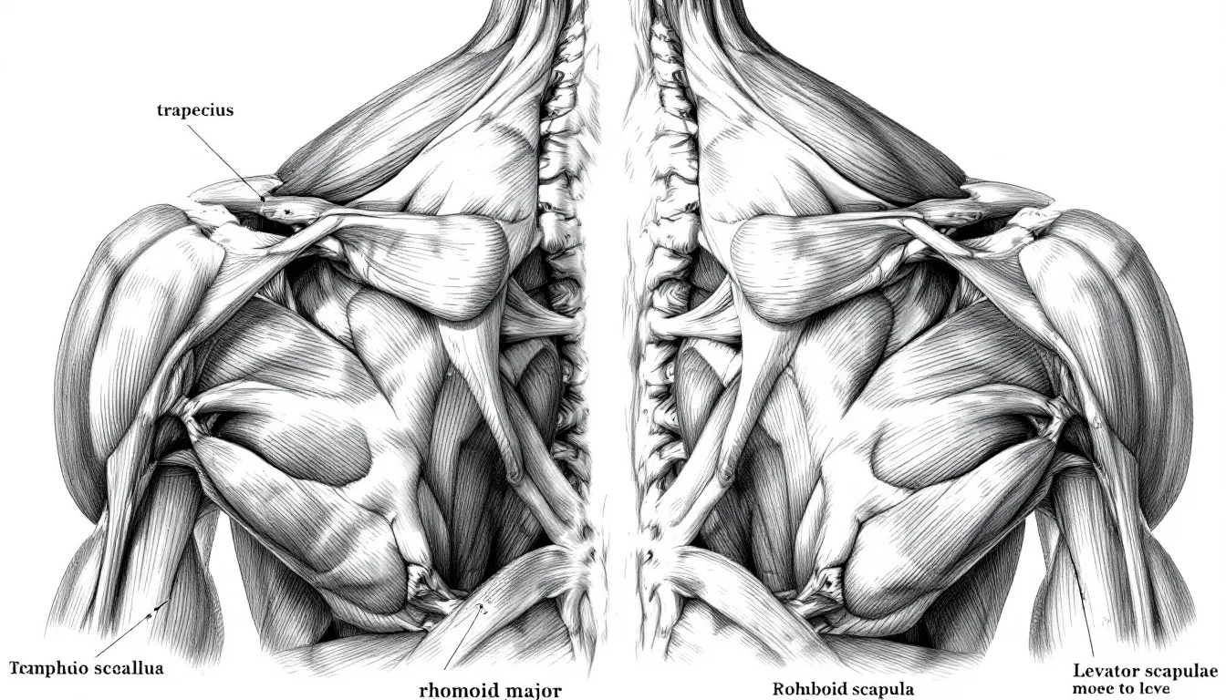 Back Muscles : Anatomy, Pain, Location, Structure, Parts and Exercises 3 An illustration of common back muscle injuries.