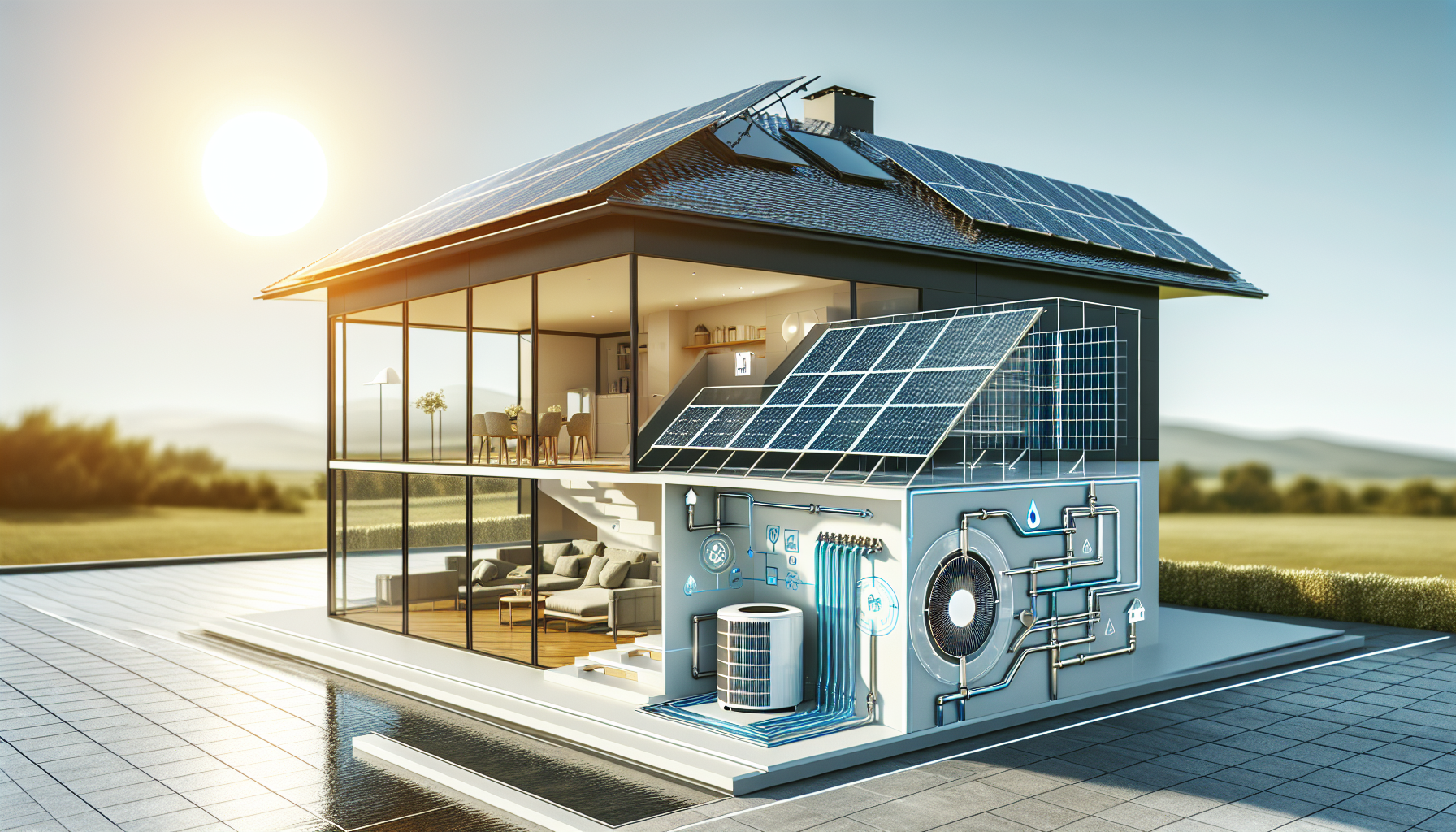 Solar-assisted heat pump system