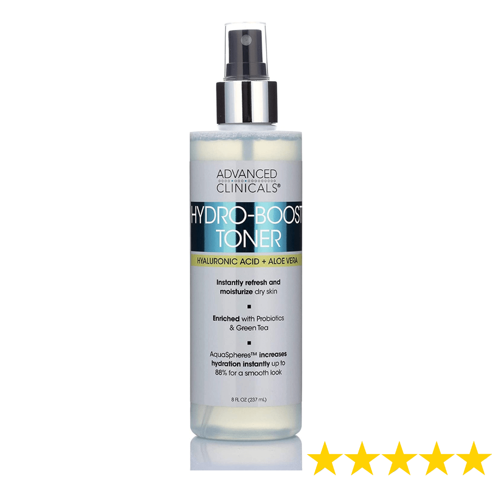 Advanced Clinicals Hyaluronic Acid & Aloe Facial Toner