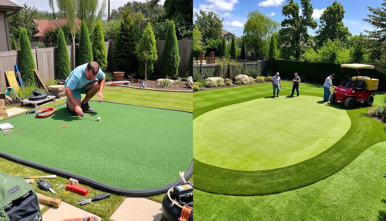 DIY vs Professional Putting Green Installation