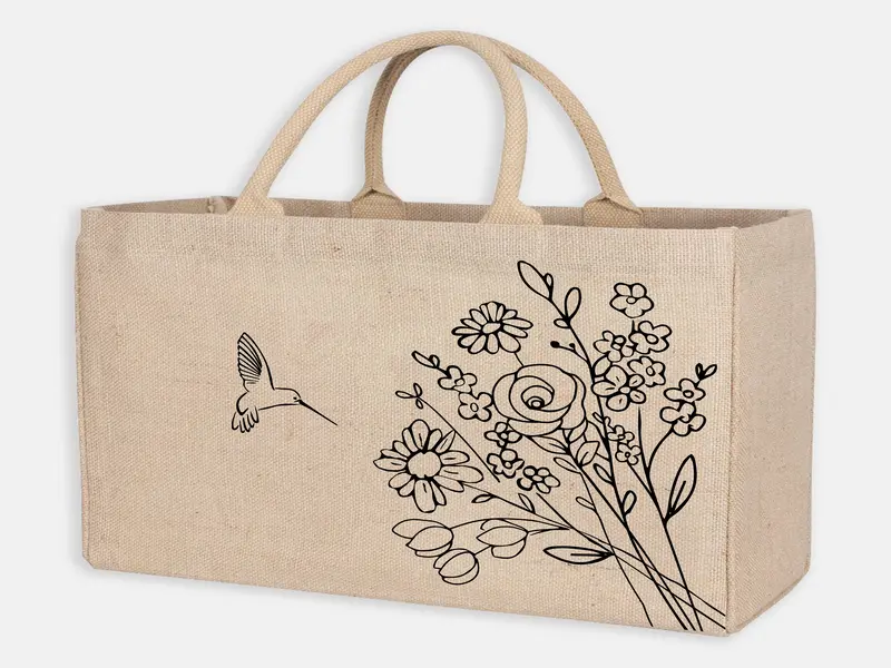 Jute Tote Bag