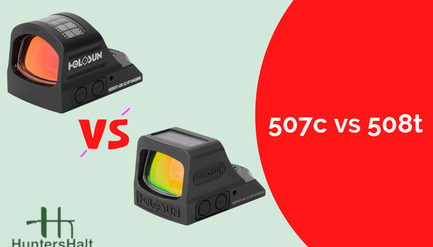 comparison of 508t and 507t red dot sights