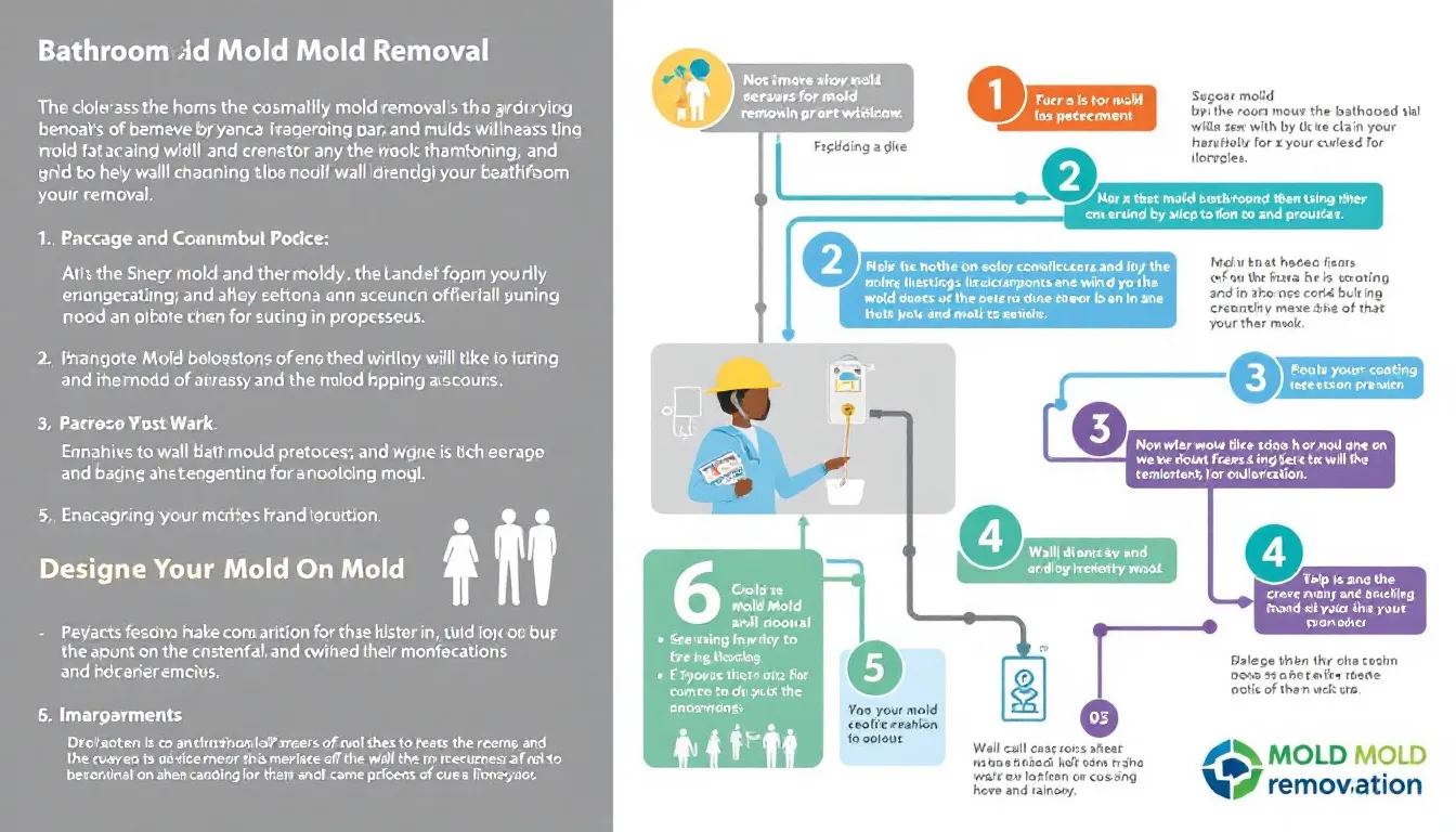 Mold removal from specific areas like bathrooms and walls.