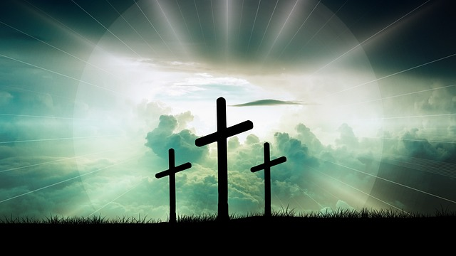 crosses, clouds, faith asking God bless our lives