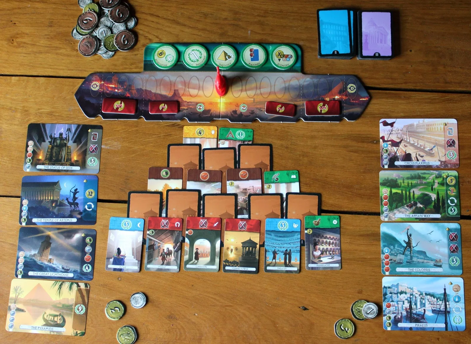 7 Wonders Duel Representation