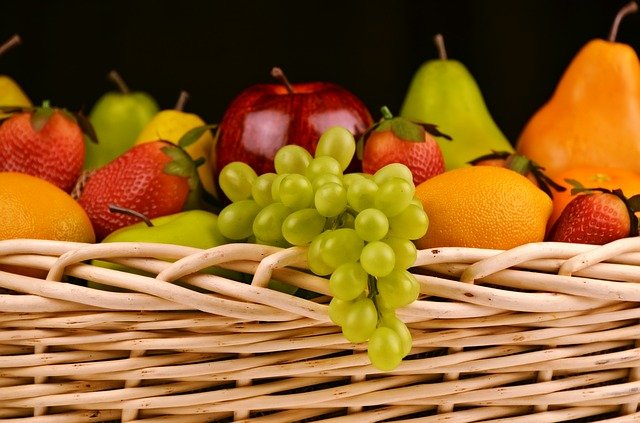 fruits, fresh, basket