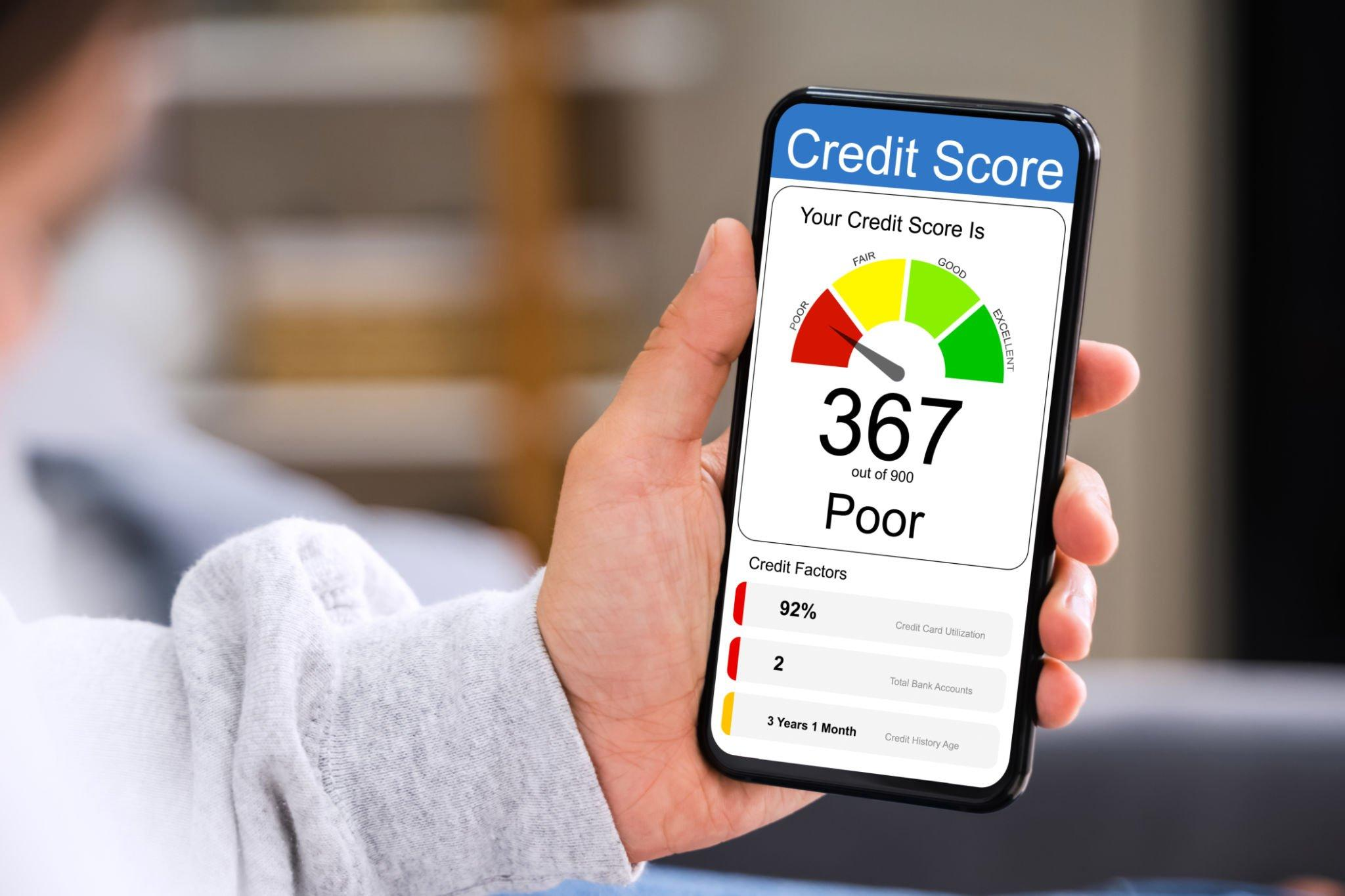 bad credit score