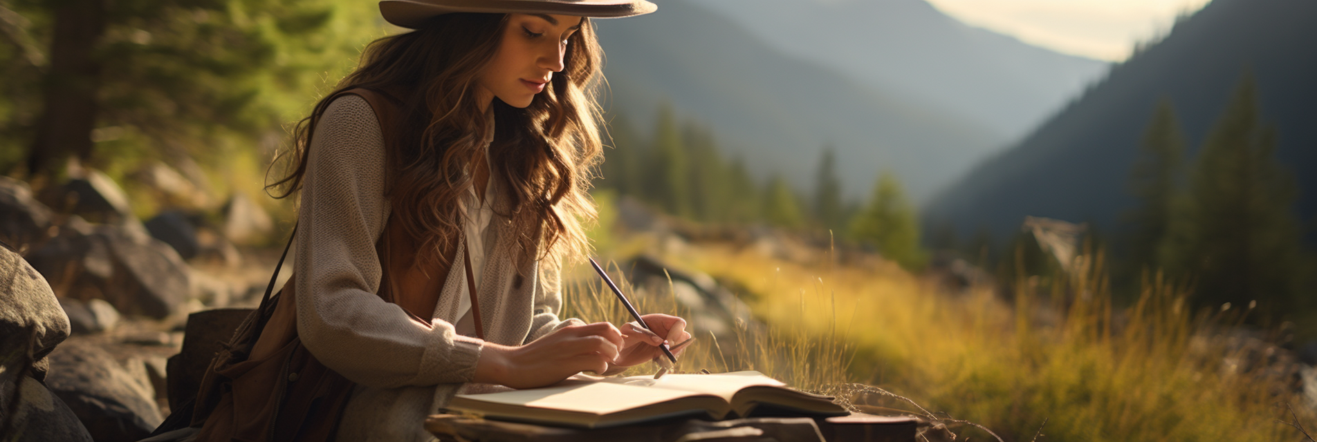 Morning journal prompts can be done anywhere.  Write where you can create space for yourself.