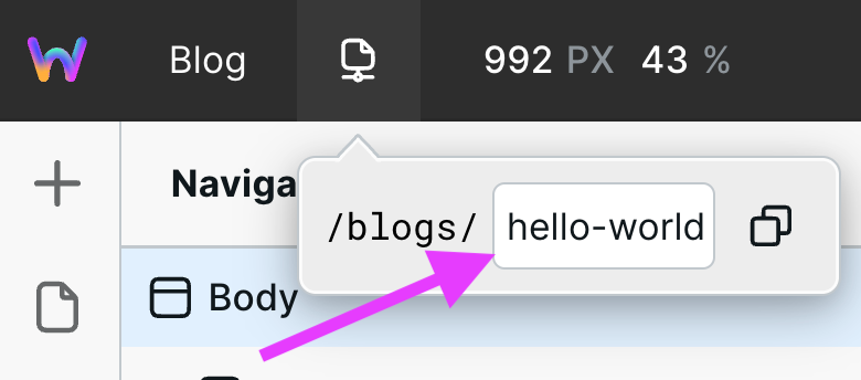 Test WordPress slug/param in Address Bar