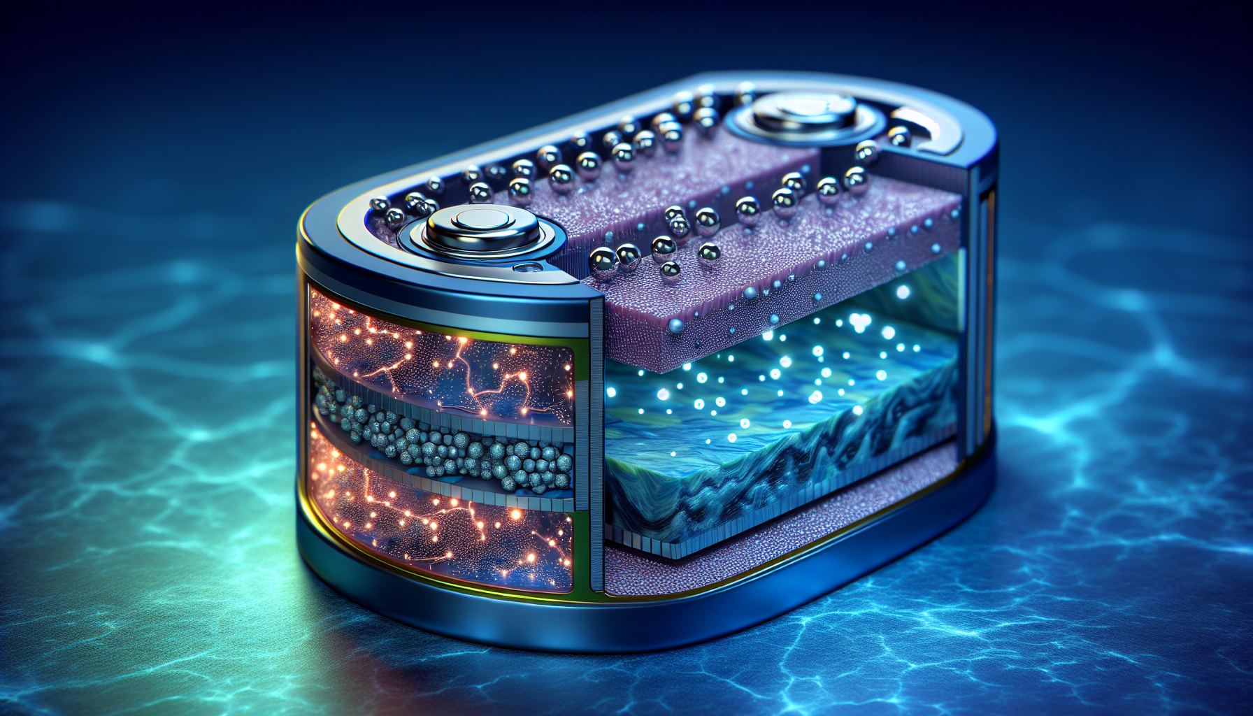 Illustration of battery cells 