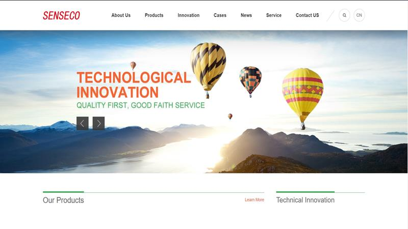 SENSECO Materials home page