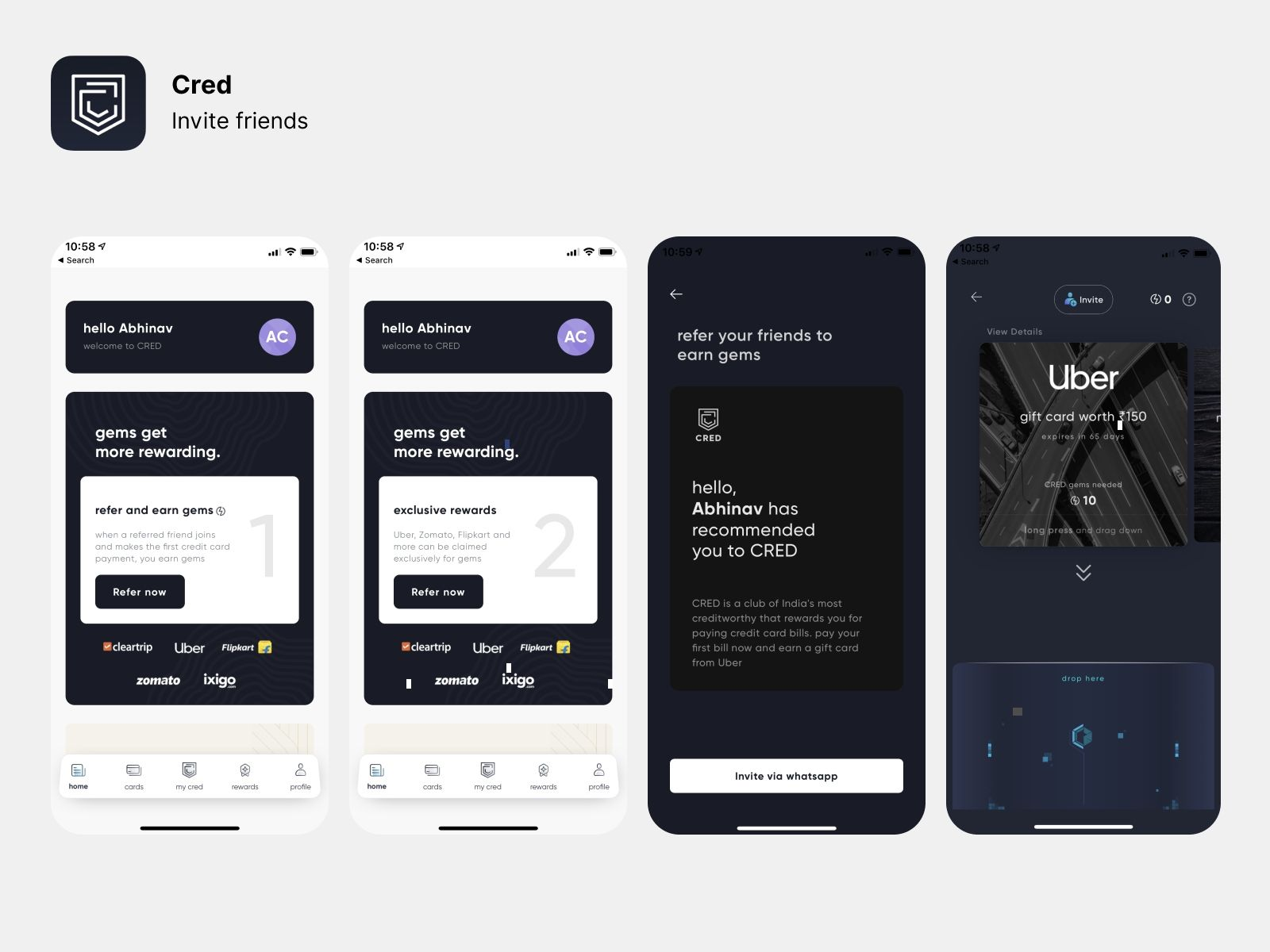 Cred app on app store