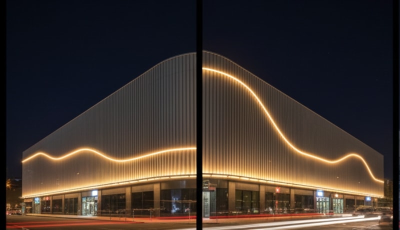 Beautiful facade light functionality
