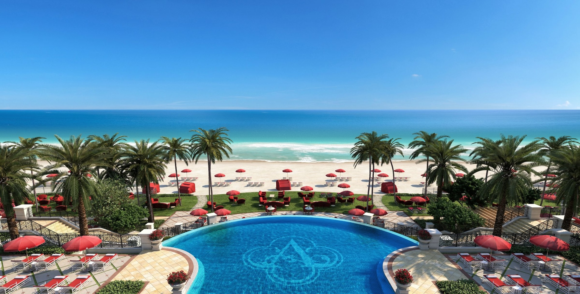 Ultimate outdoor living spaces at Estates at Acqualina - Breathtaking Panorama