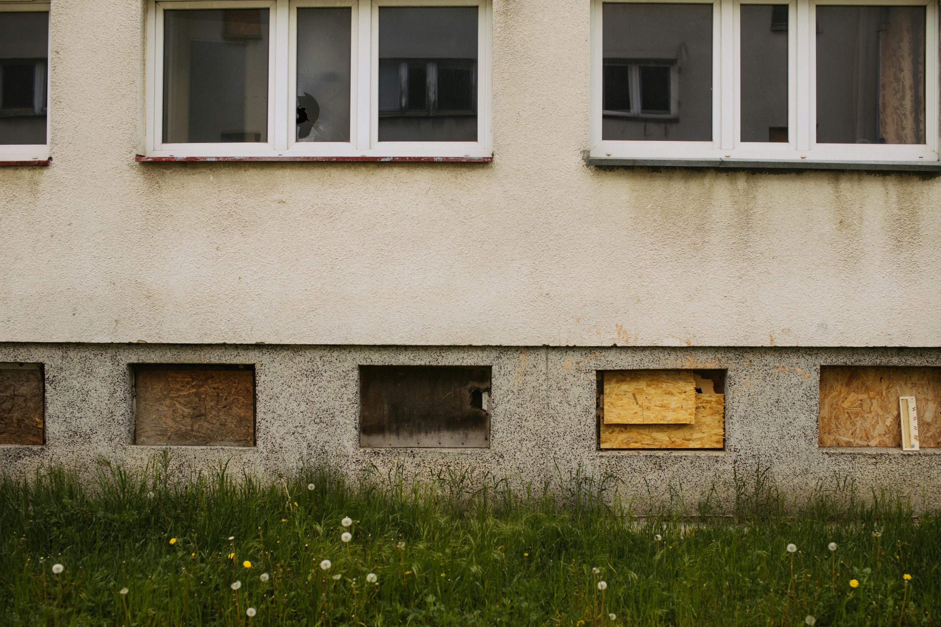 Abandoned property found by real estate investor. 
