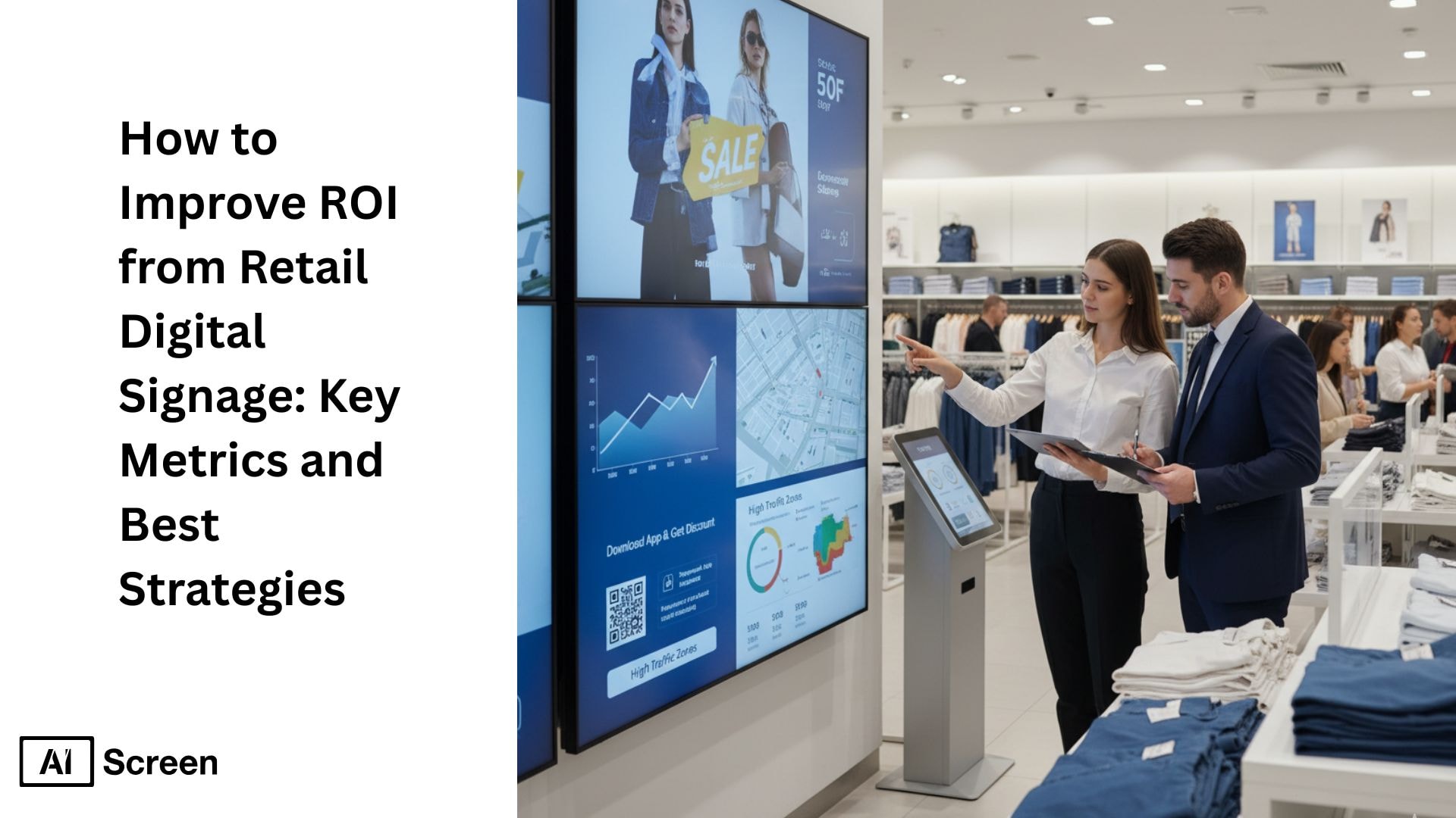 How to Improve ROI from Retail Digital Signage: Key Metrics and Best Strategies 1 strategies to improve retail return on investment