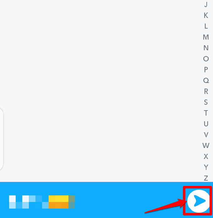 Sending a snap through your snapchat shortcut