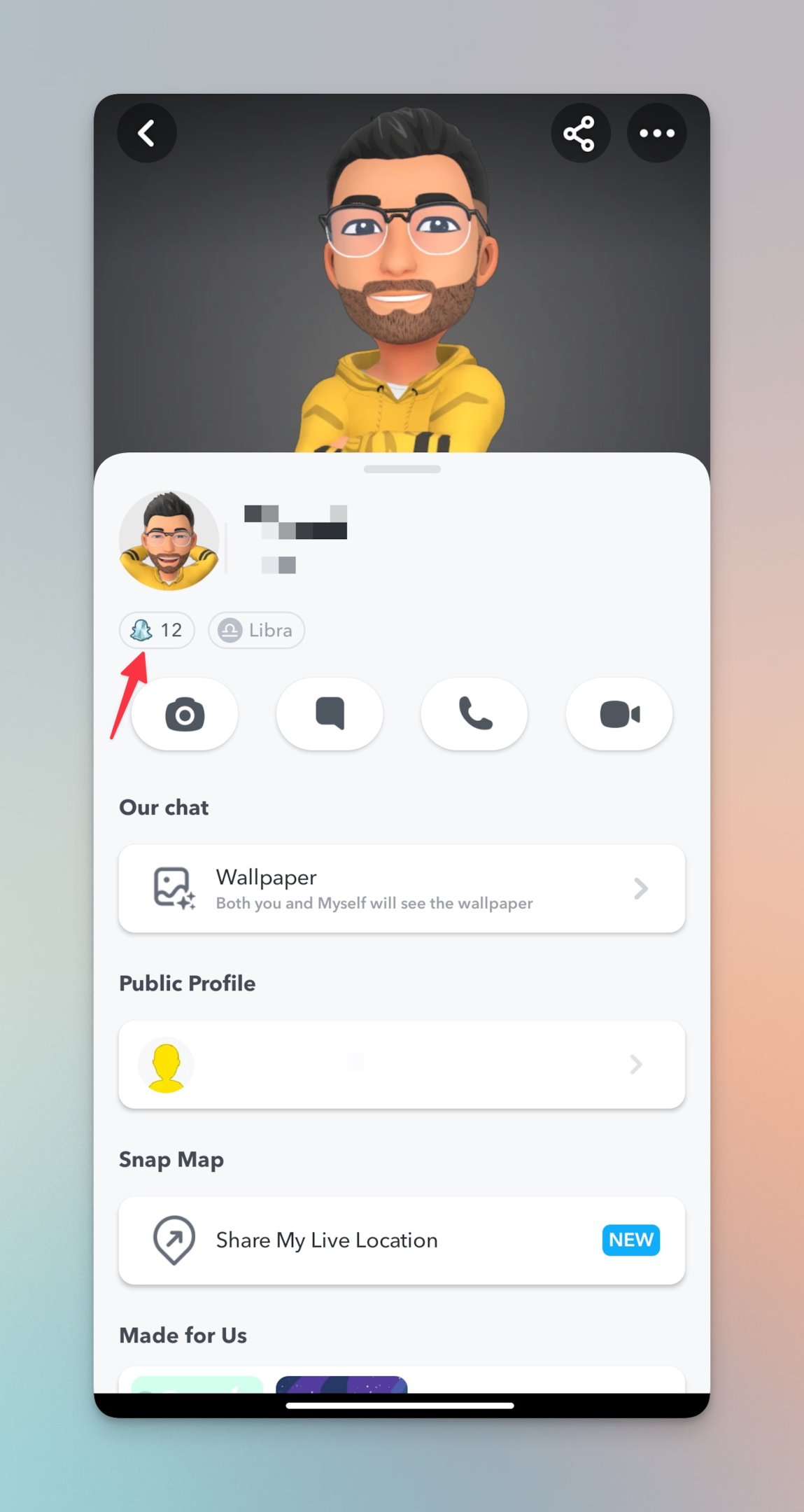 Remote.tools points to friend's snap score. All users who are your friends can see you Snap score and you can see theirs