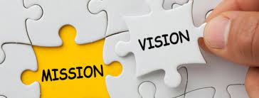 Image showing a puzzle with words "mision and vision"
