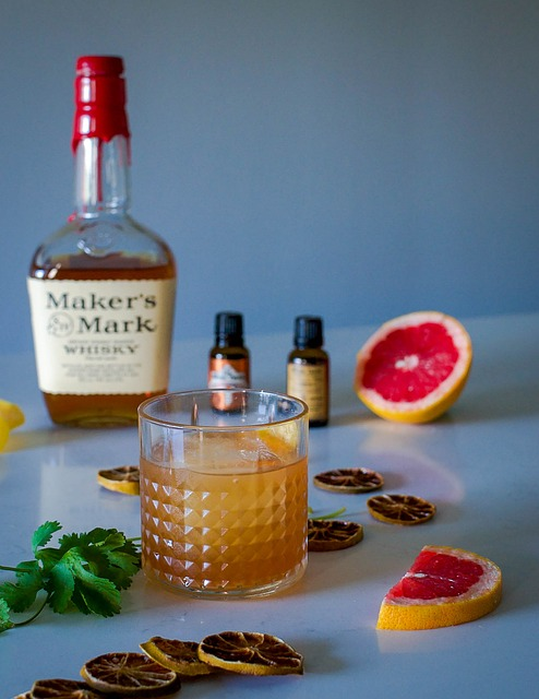 cocktail, bourbon, alcoholic drink
