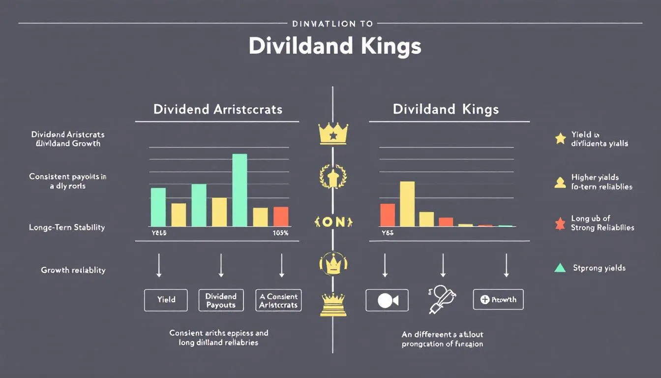En graf som visar skillnader mellan utdelningsaristokrater och utdelningskungar.