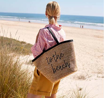 Straw Beach Bag 