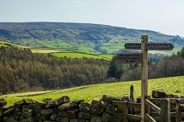 Landschaft, England, Yorkshire