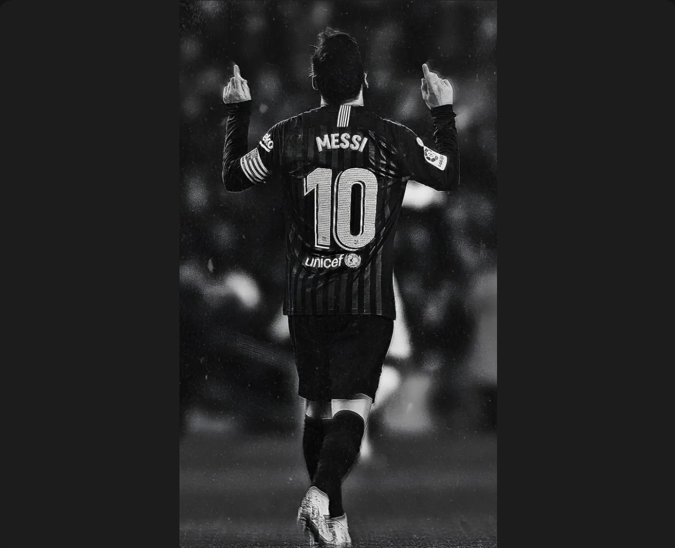 messi aura wallpaper