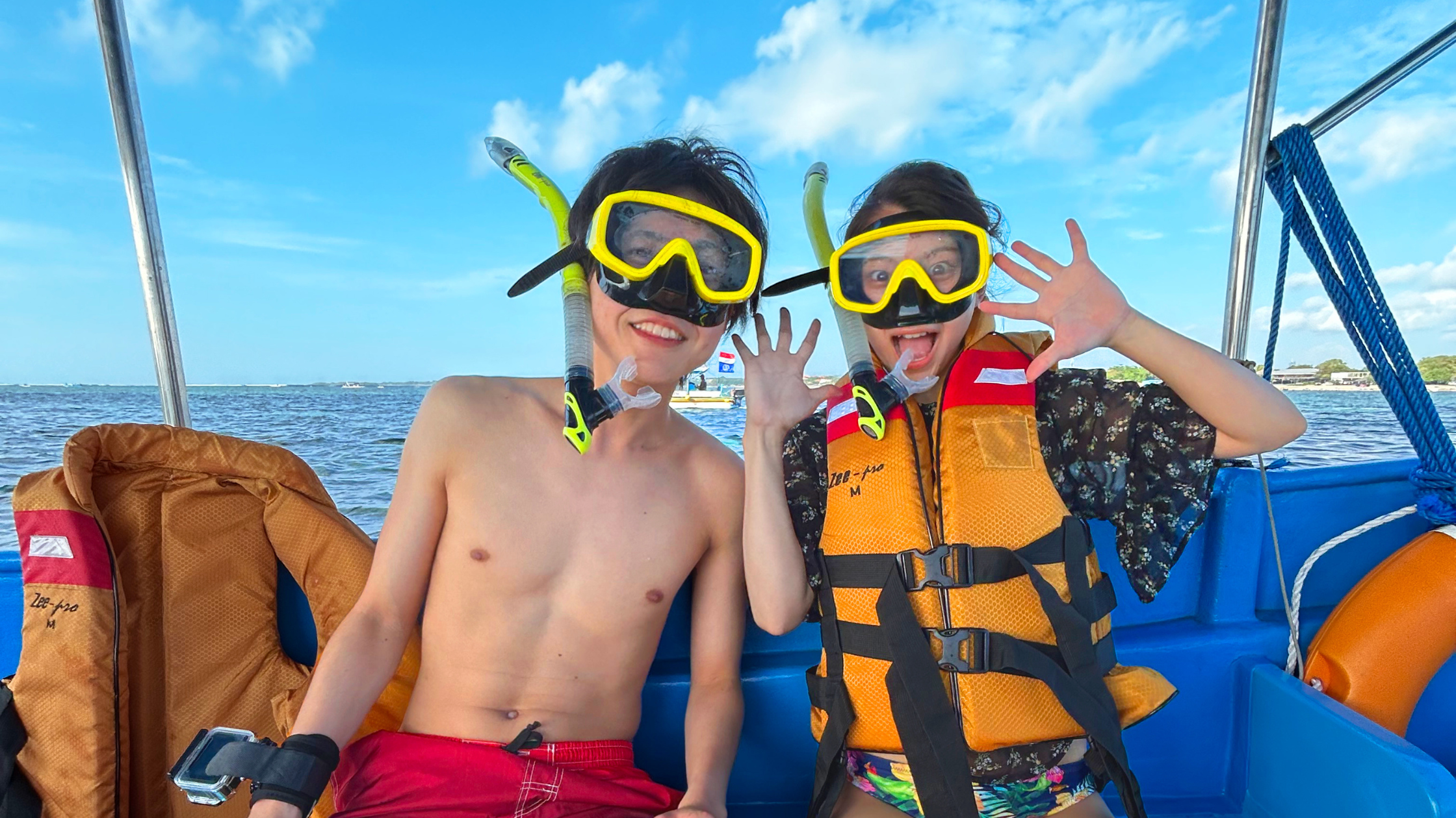 Going to snorkeling on a sunny days