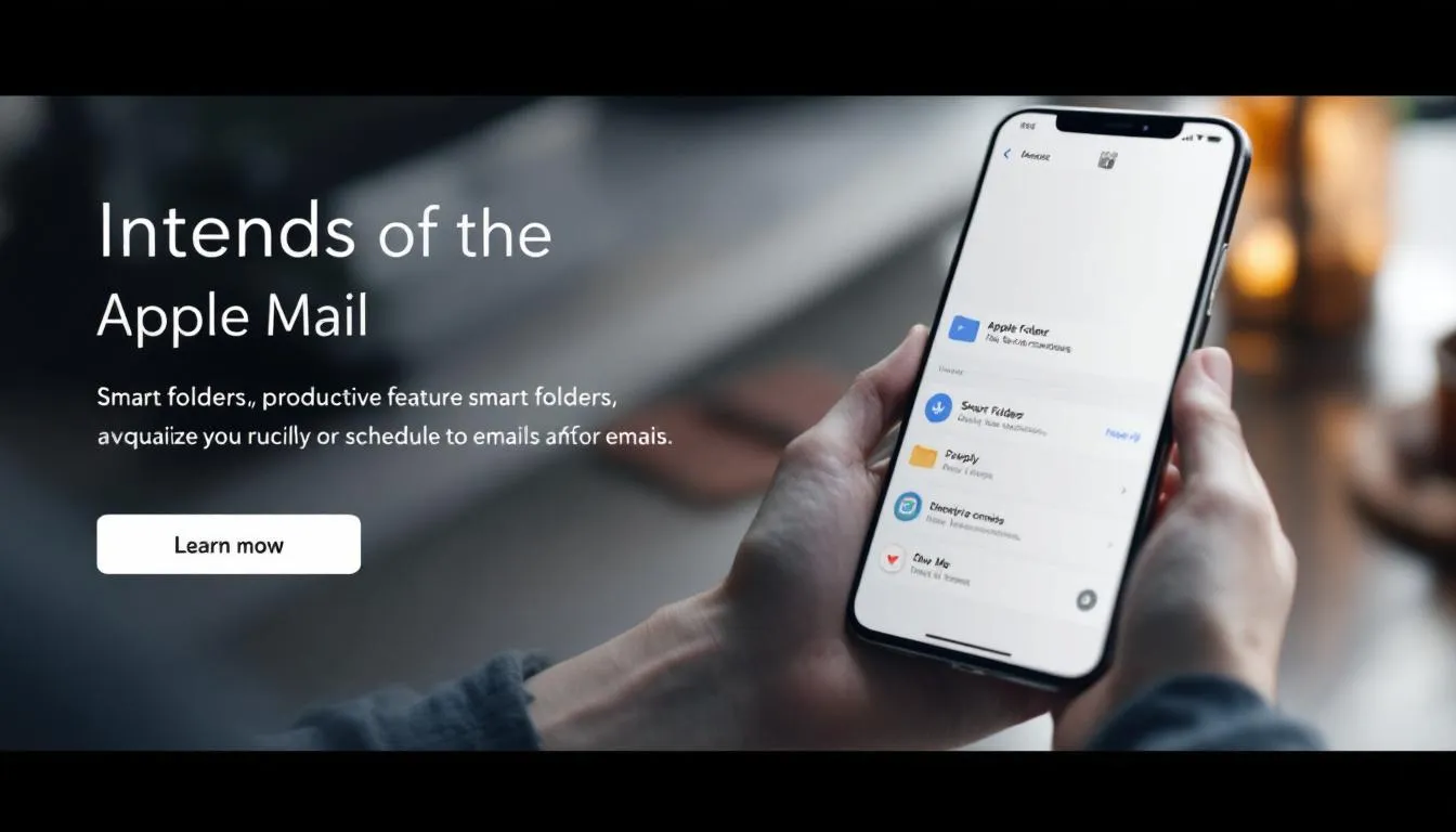 Optimisation de la productivité avec Apple Mail sur iPhone.