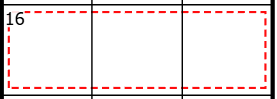 A three-cell Killer Sudoku cage with the clue 16 in its top-left corner.