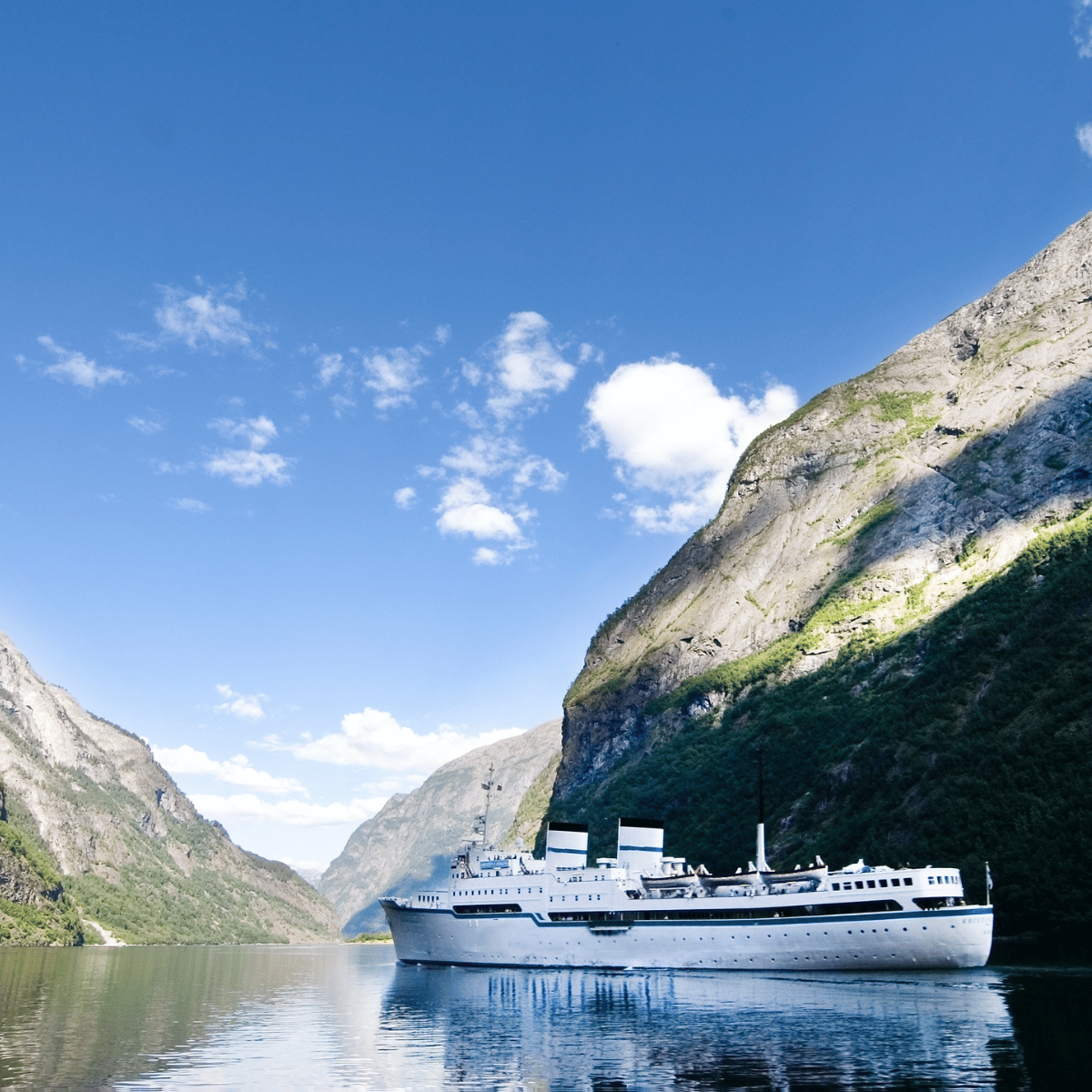 Cruise ship in Norway