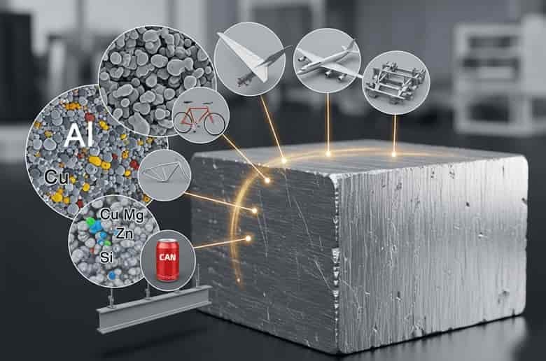 Aluminum Alloy with Composition for Die Casting
