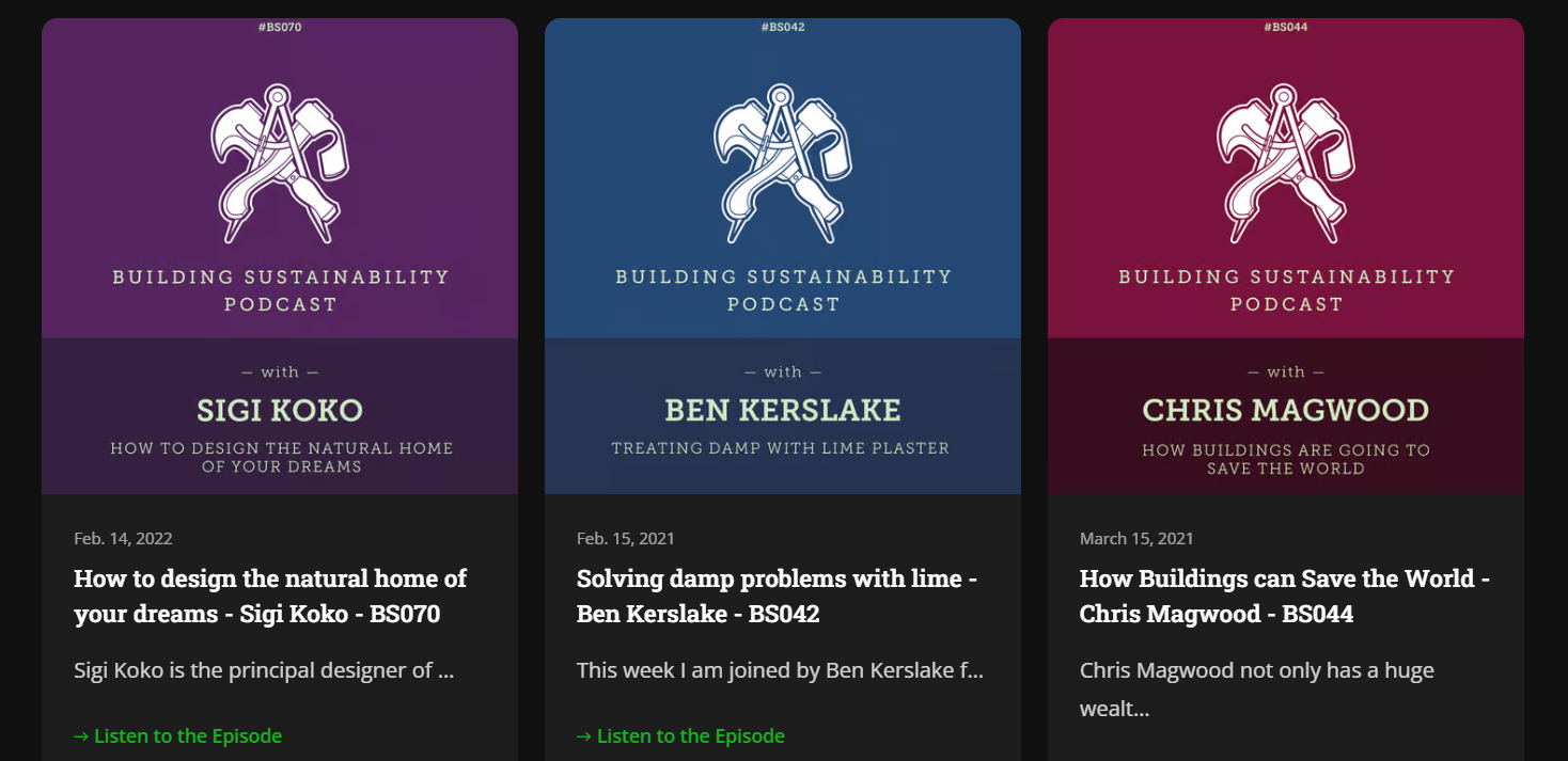Sustainable Construction Podcast