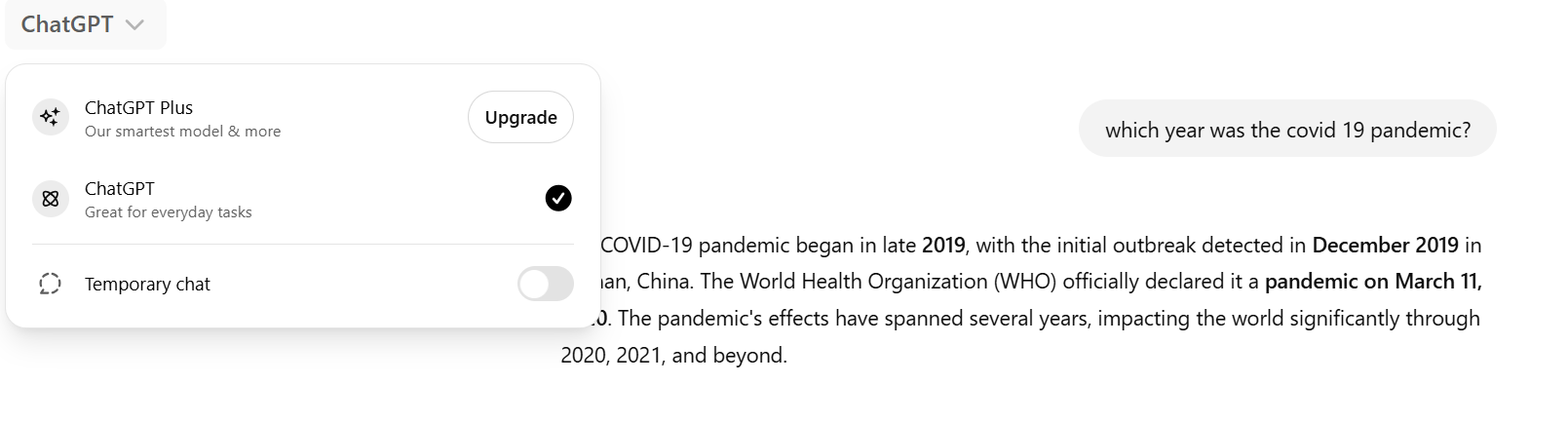 Enable temporary chats on ChatGPT when dealing with sensitive content