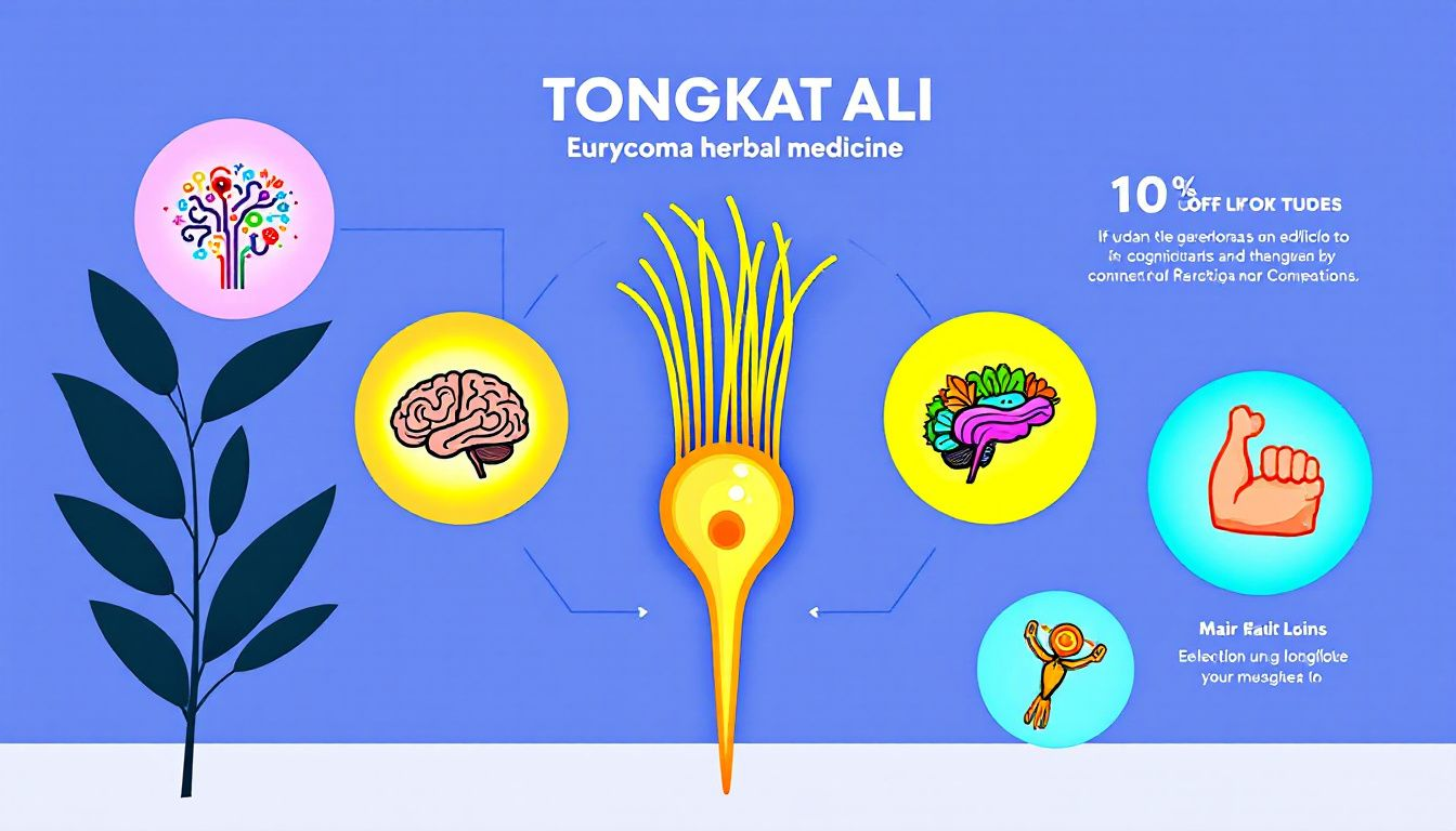 Tongkat Ali and Hair Loss: Facts, Risks, and Benefits 1 An illustration depicting the traditional herbal medicine, Tongkat Ali.