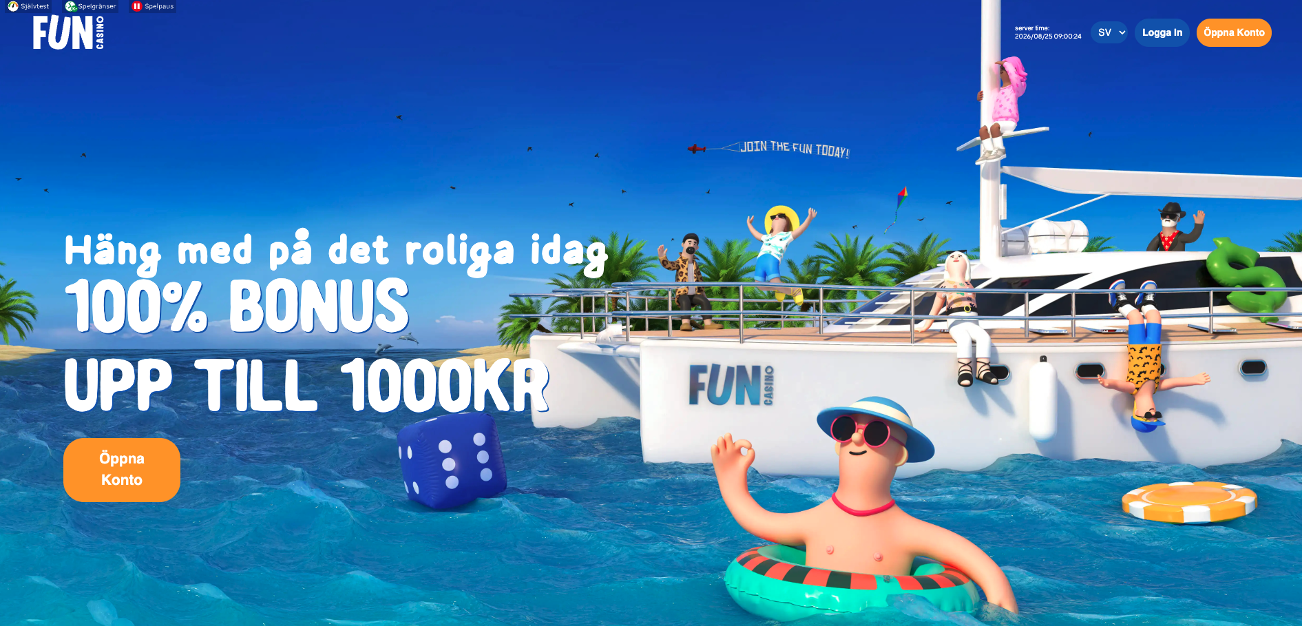 Fun casino startsida