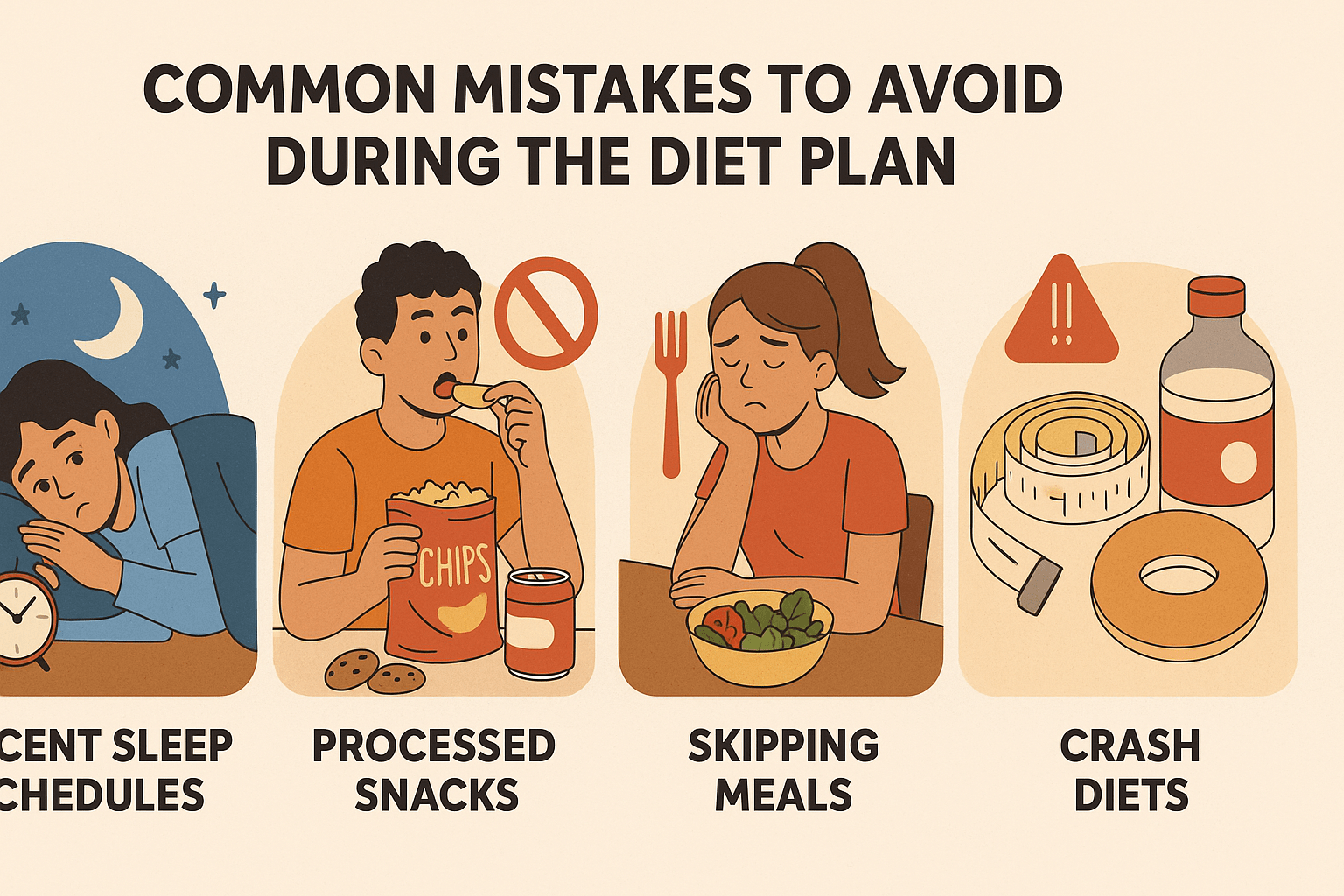 Common Mistakes to Avoid During the Diet Plan